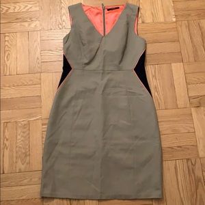 Tahari Color Block Sheath Dress